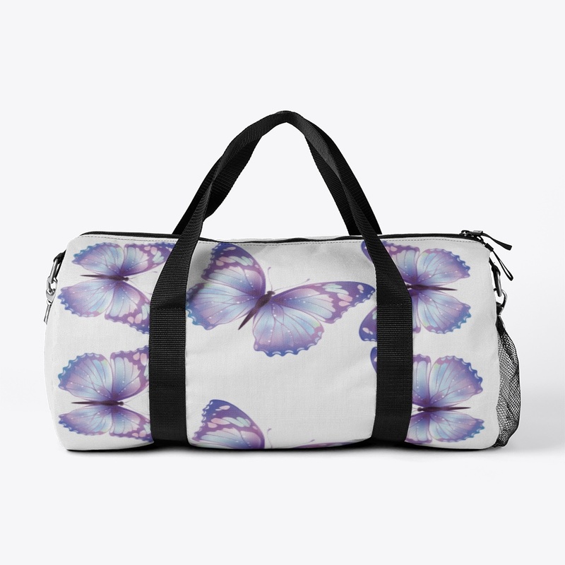 butterfly duffle bag