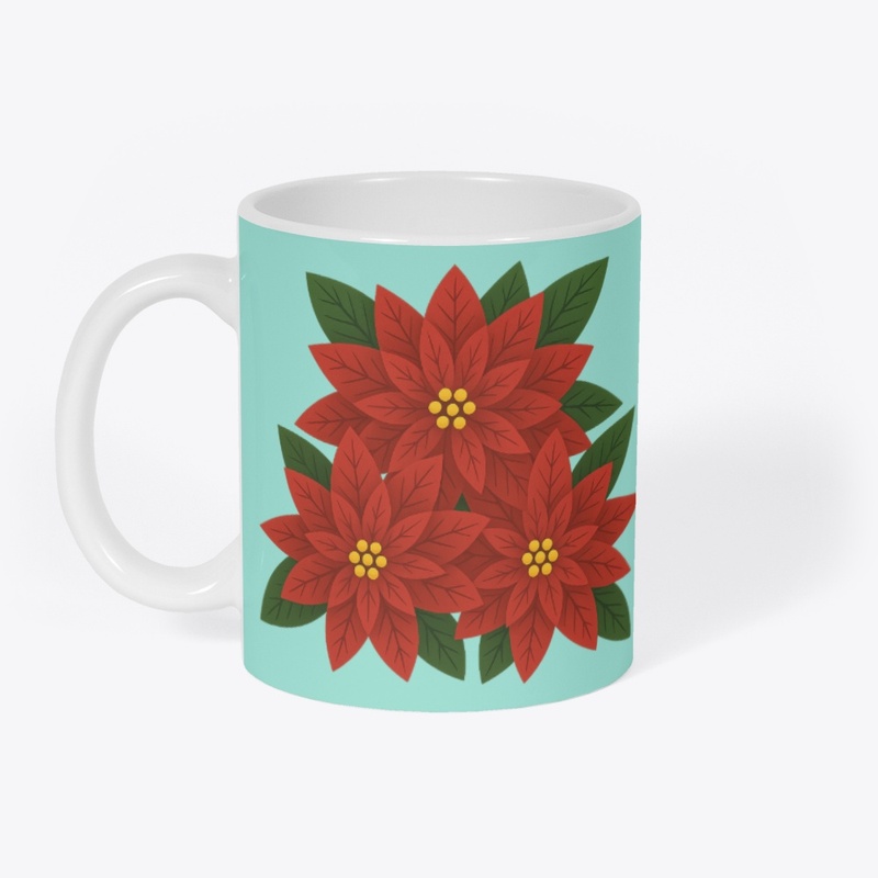 Poinsettia Bouquet  Christmas Floral