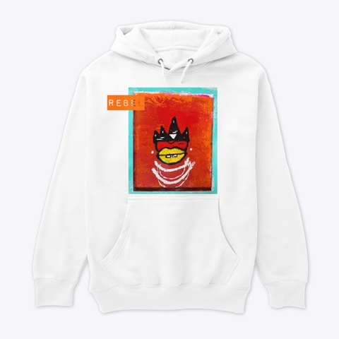 Rebel  White T-Shirt Front