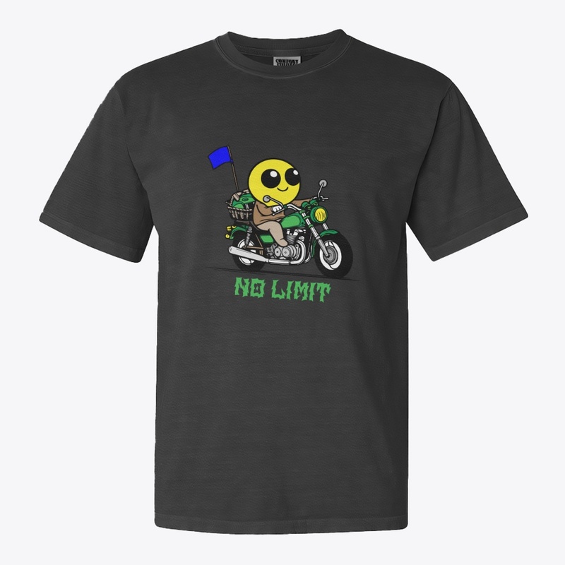 smiley face biker adventure