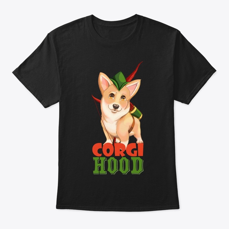 Corgi Hood, funny dog as Robin Hood
