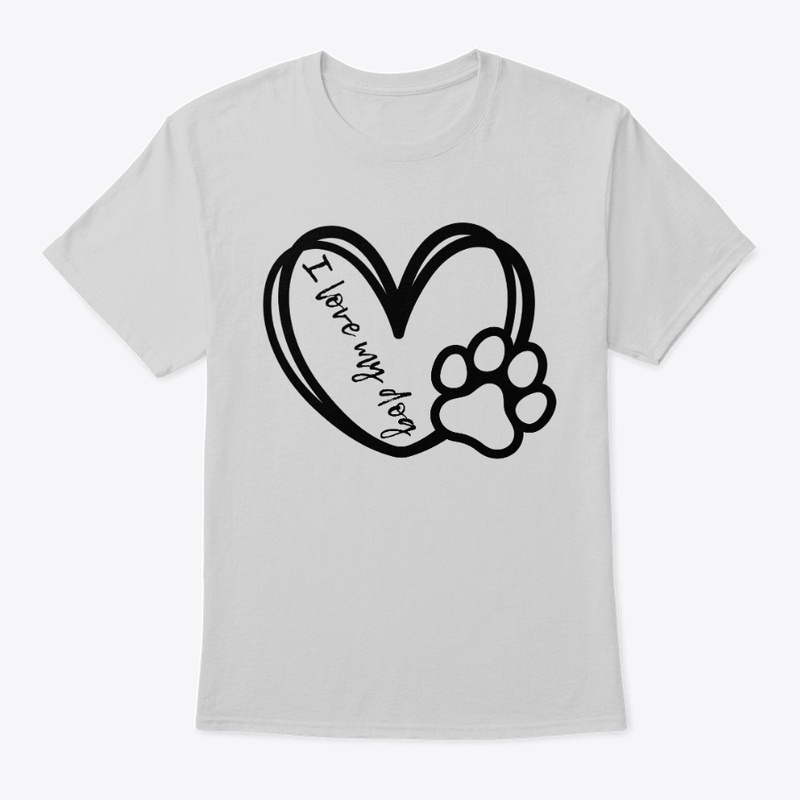 I love my dog (Apparel) 