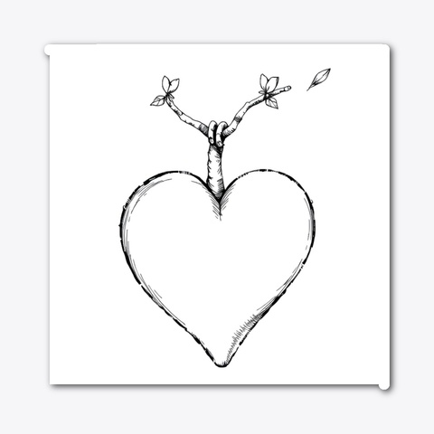 Branched Heart Standard T-Shirt Front
