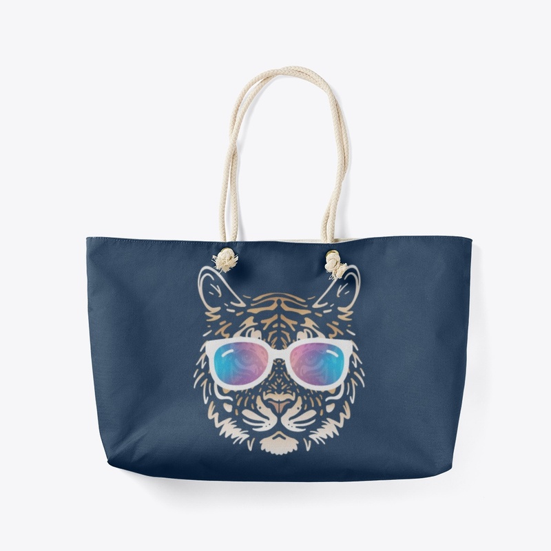 Cute Tiger in Sunglasses (Colored+sg04)