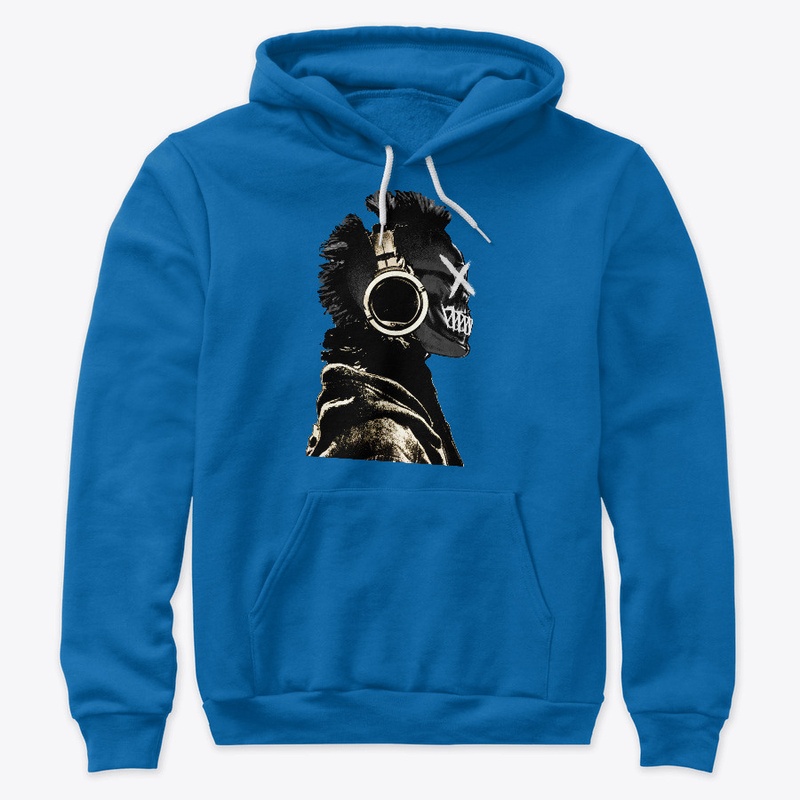 Skull Metal Head with Mohawk 