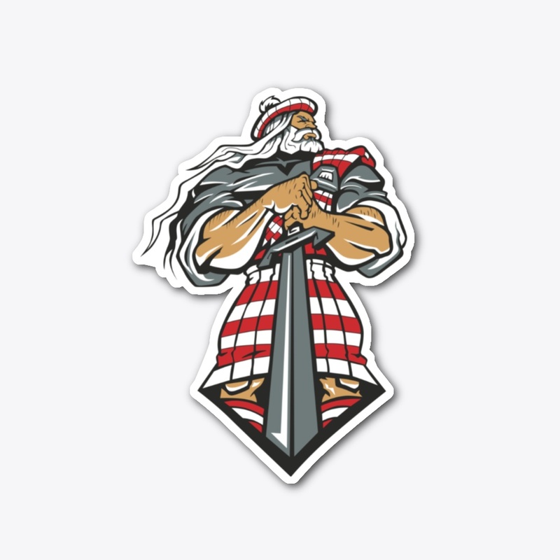 Highlanders Log Stickers