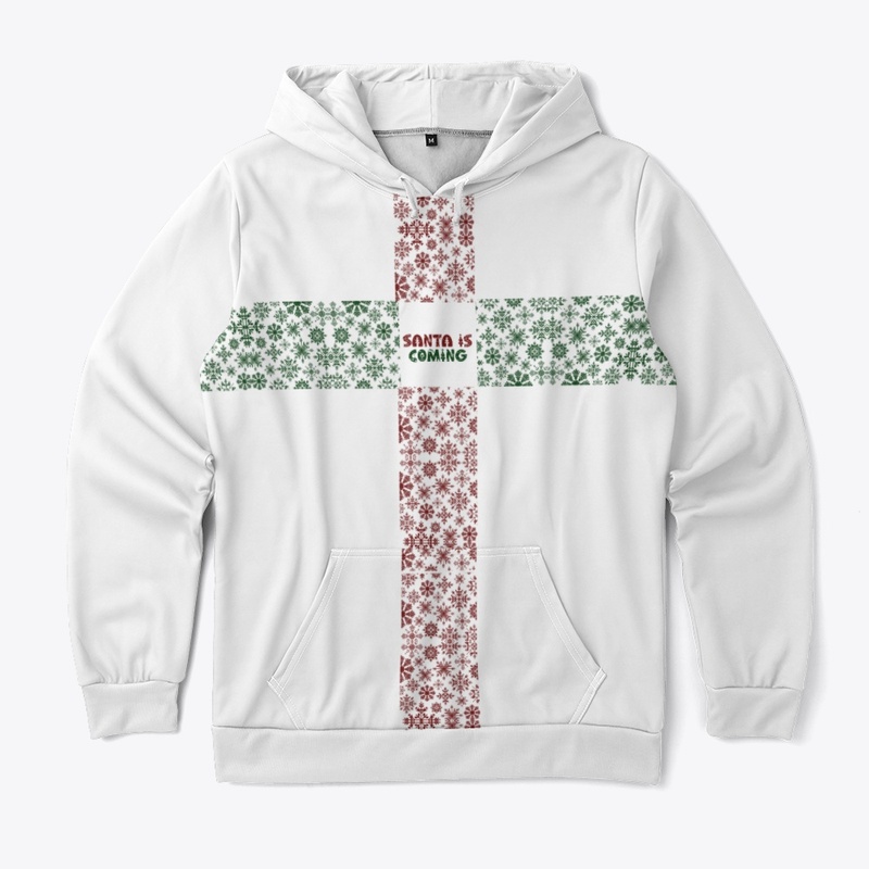 Santa is Coming Aesthetic Unisex Hoodie