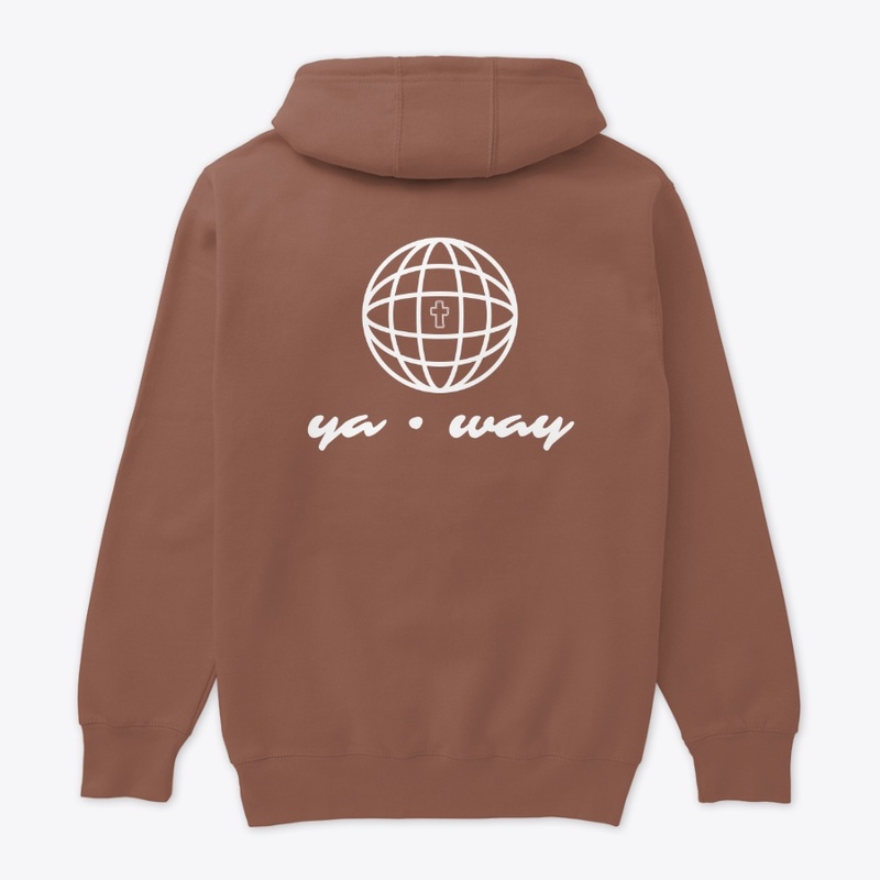 GLOBE HOODY BROWN