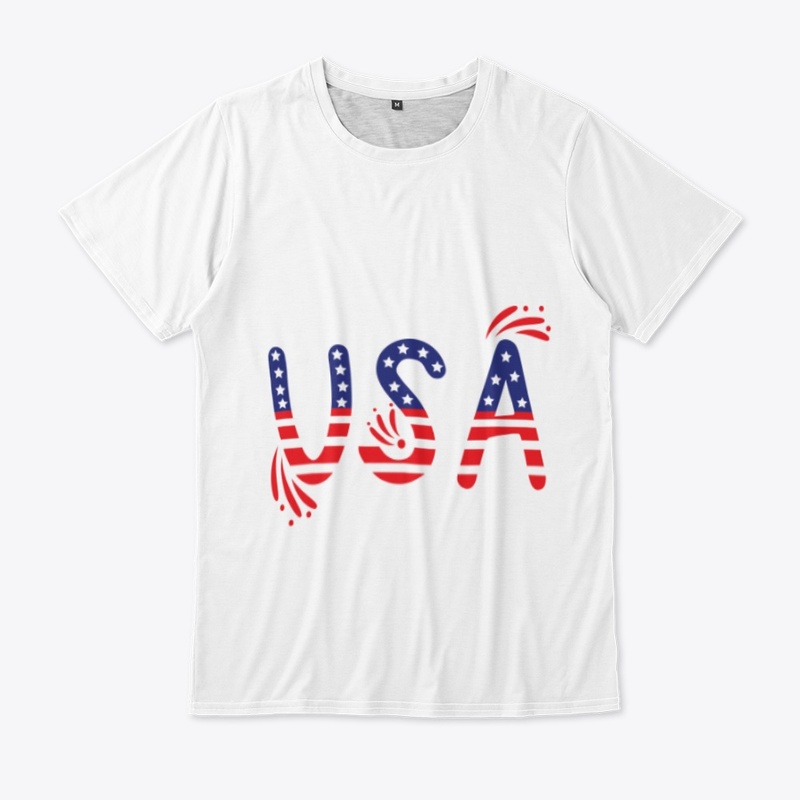 USA Printed Customize T-Shirt for Men