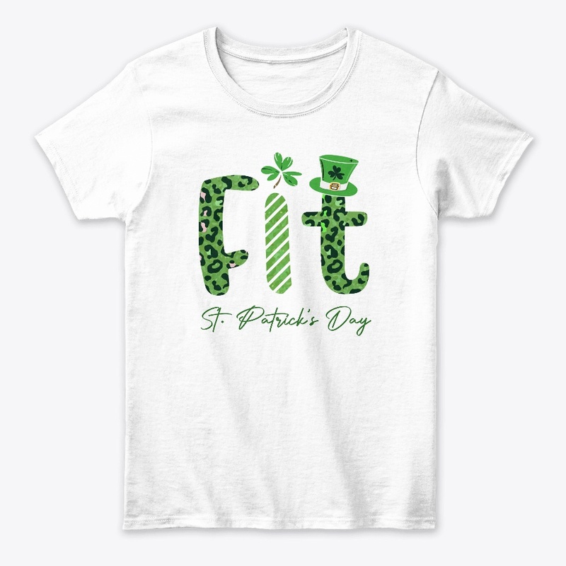 Fit St Patricks Day Funny Irish Shamrock