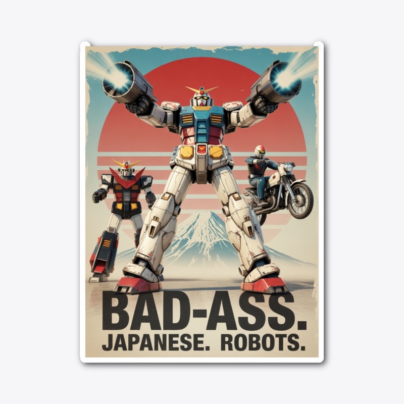 BAD-ASS. JAPANESE. ROBOTS.