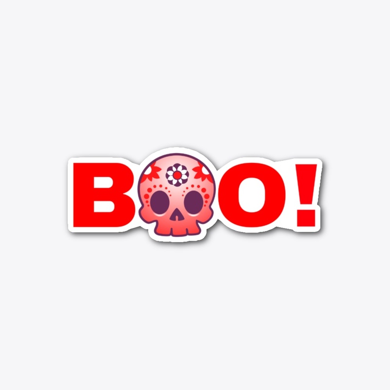 Halloween Cute Skull | Boo