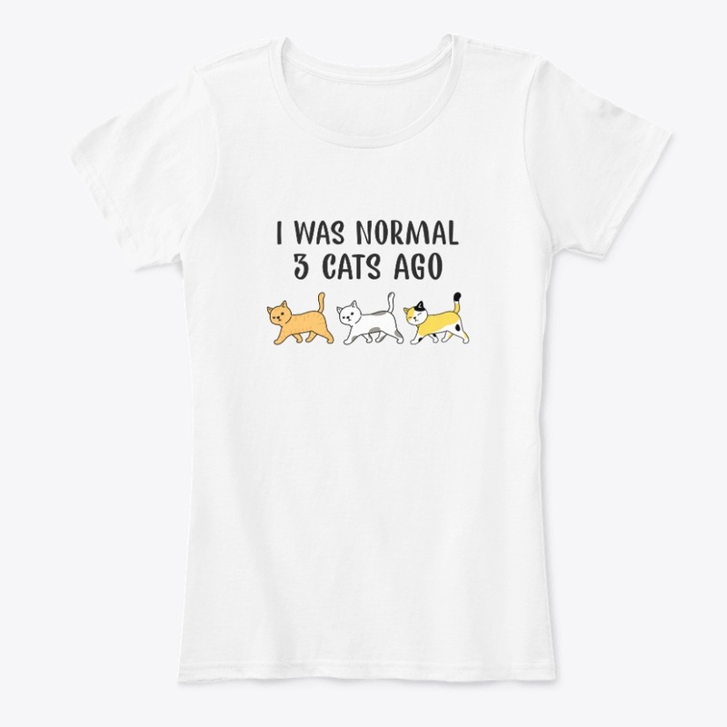 I was normal 3 cats ago funny cat lover