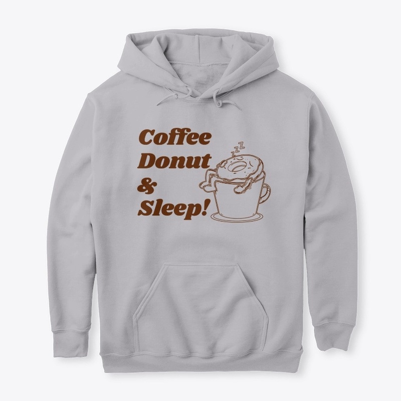 Coffee, donut and sleep
