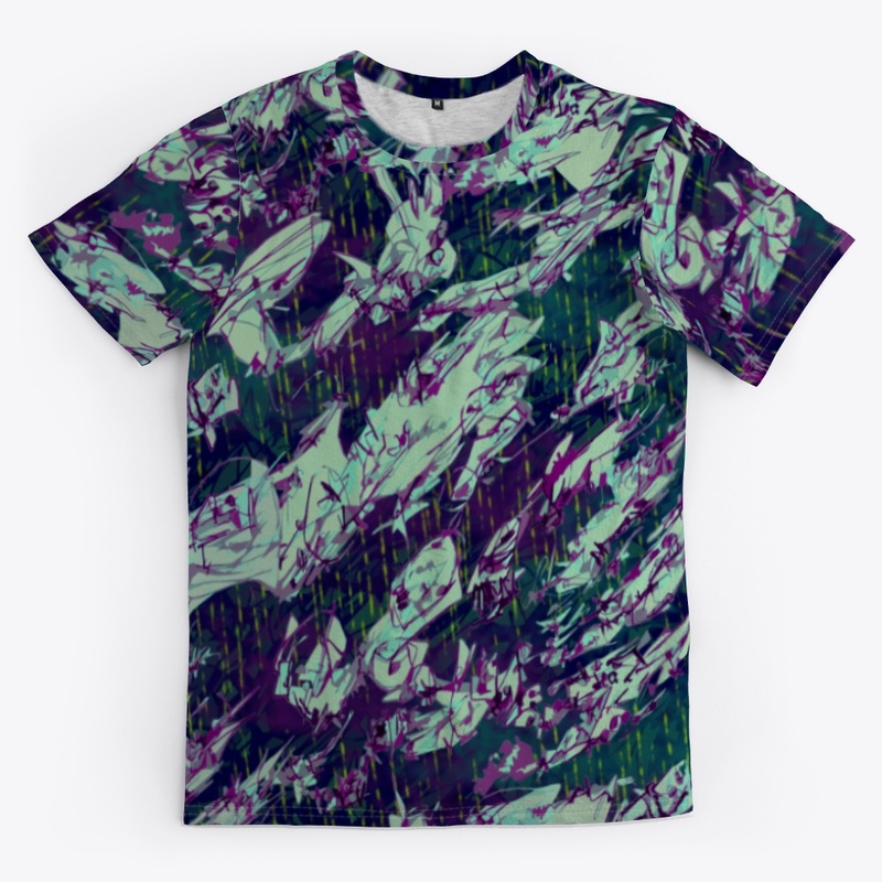 Abstract Rain Storm