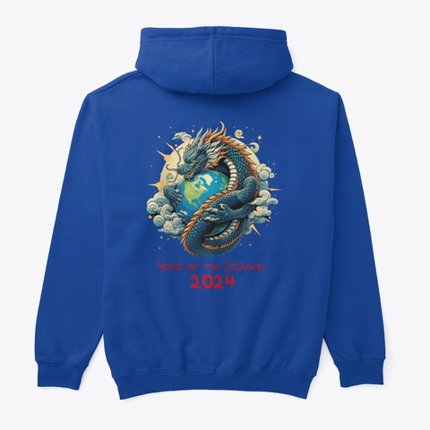 Year Of The Dragon Royal T-Shirt Back