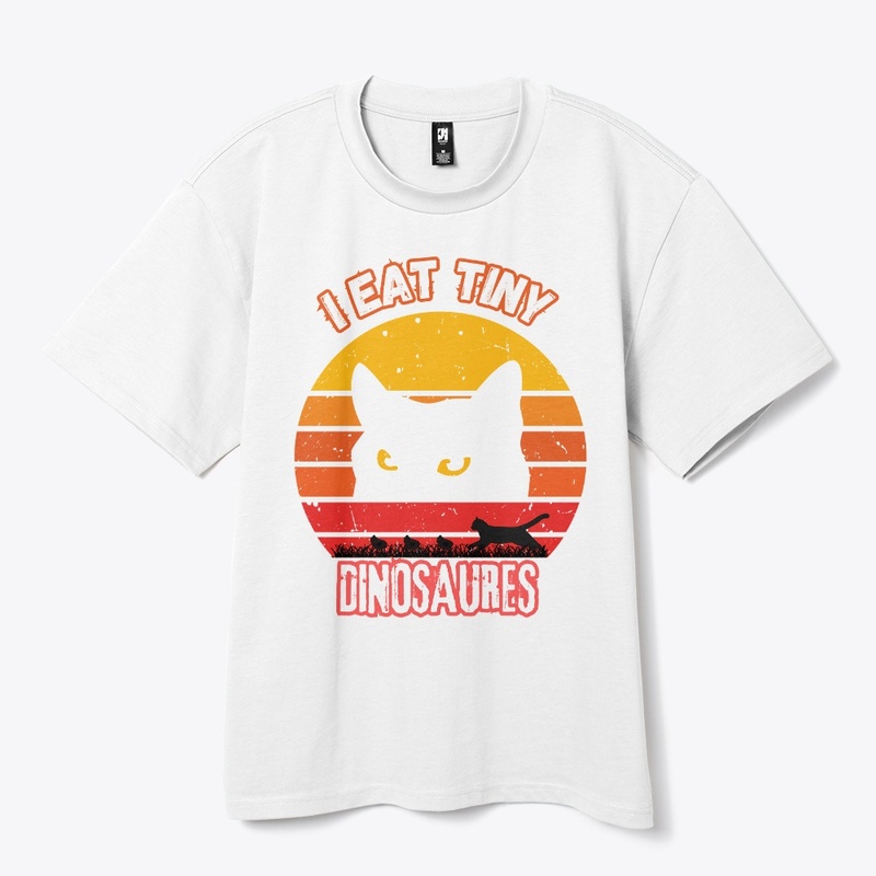 i eat tiny dinosaurs cat lovers tshirt