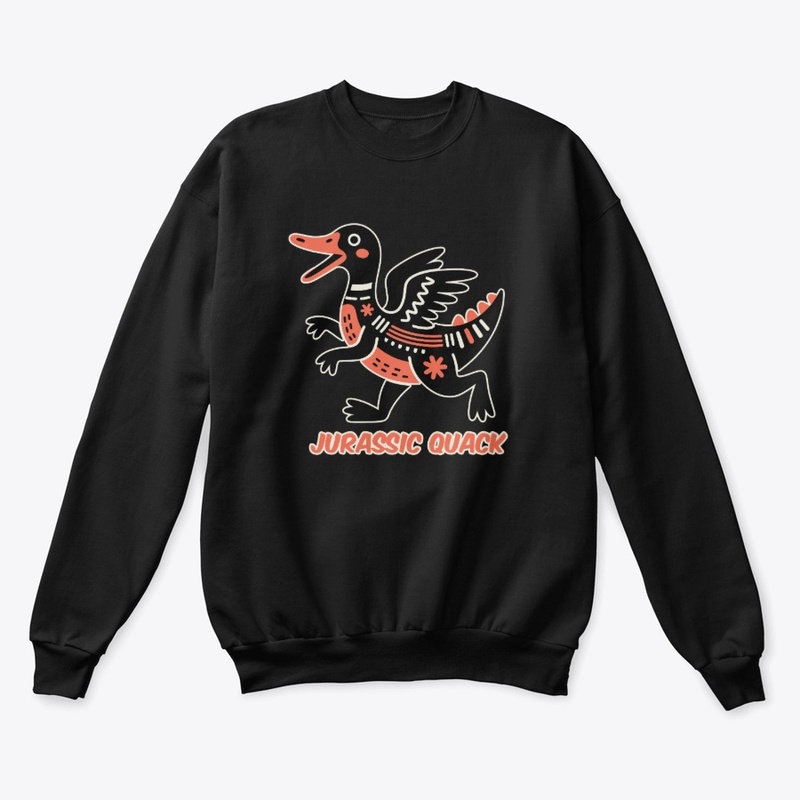 Jurassic Quack Funny Duck Dino Shirt
