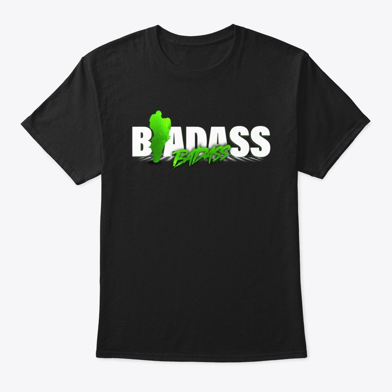stunt badass white print