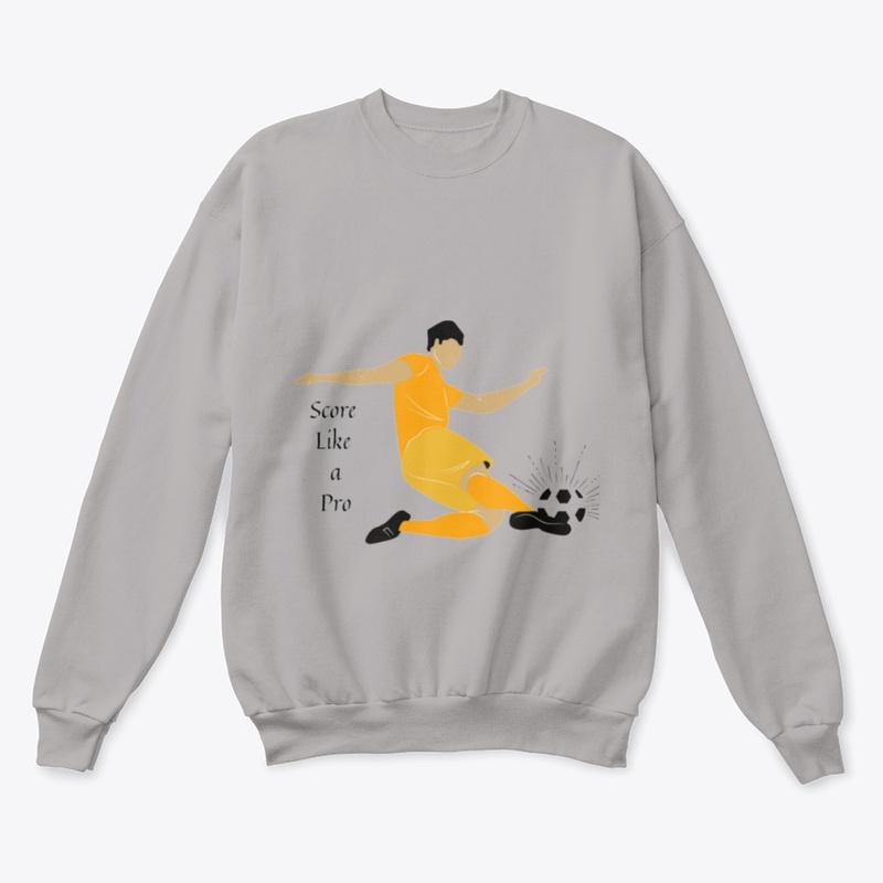 Soccer t-shirt and sweatshirt