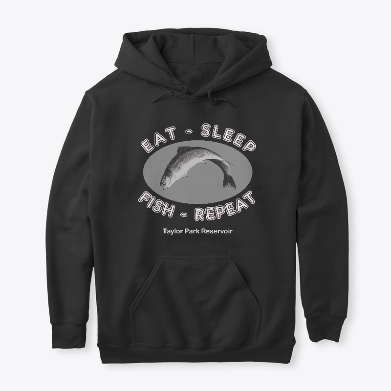 Fishing Hoodie - Eat Sleep Fish (Dark)