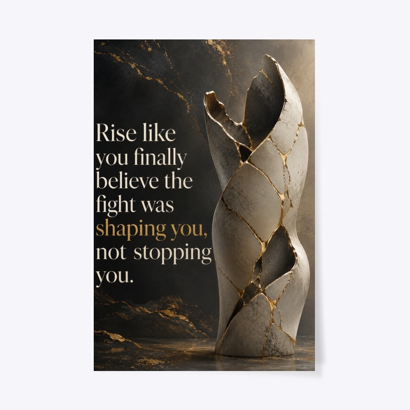 Rise Kintsugi Wall Print