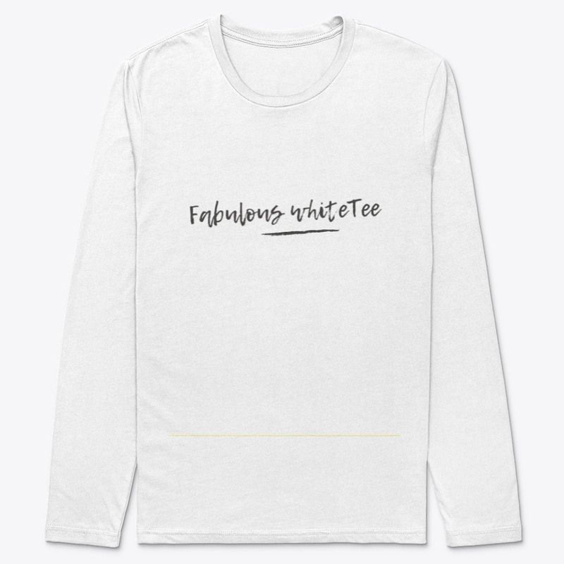 FABULOUS WHITE TEE