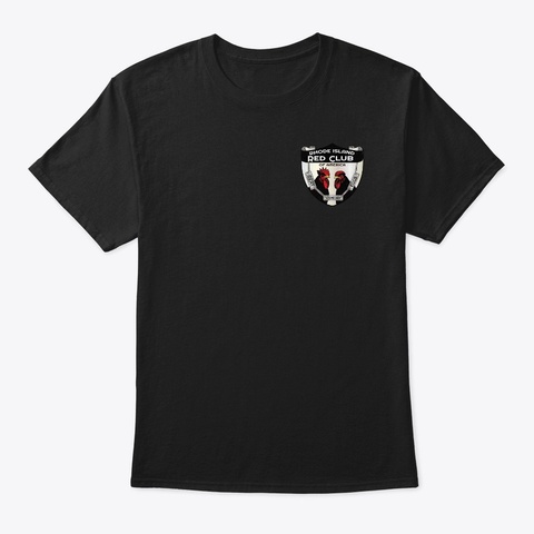 Rhode Island Red Club Of America Black T-Shirt Front