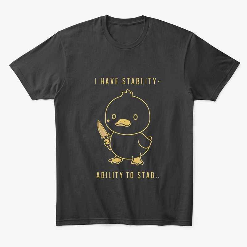 Quirky Duck Ability to Stab Cute 