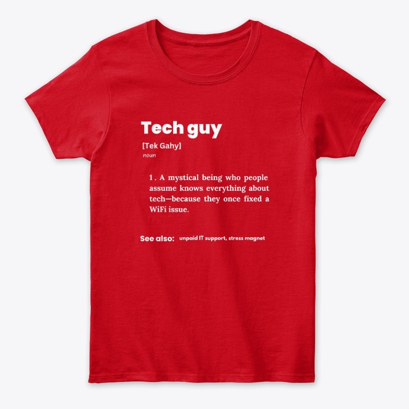 TechGuy Funny T Shirt for Coders & Geeks