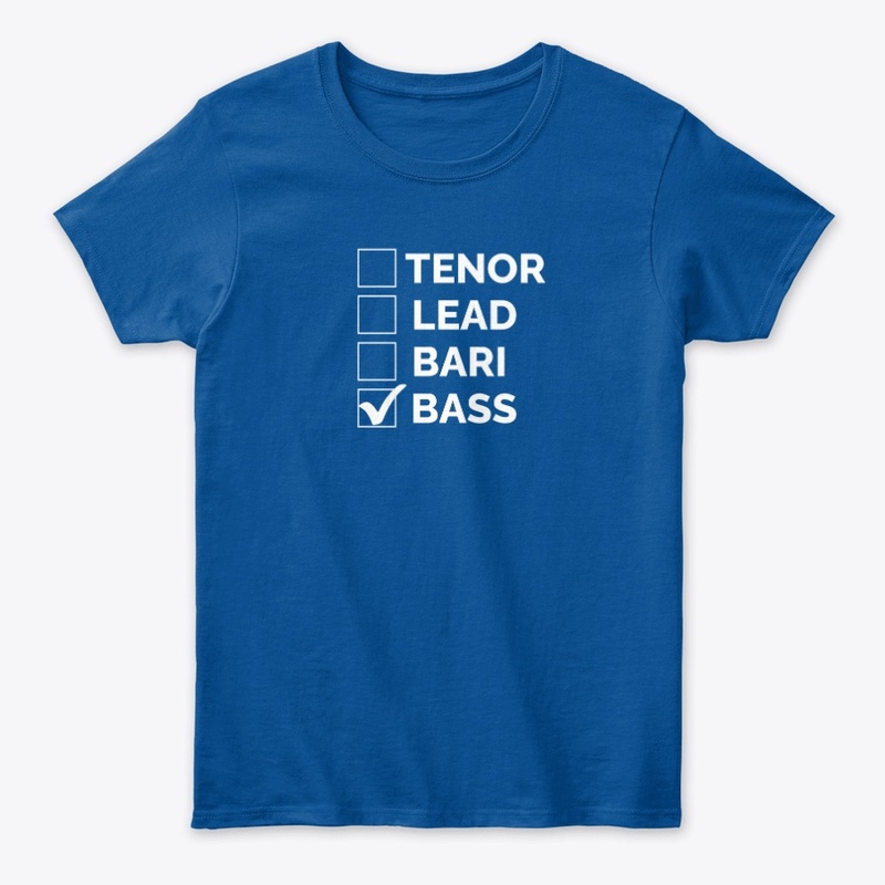 Block Bass Check Mark White
