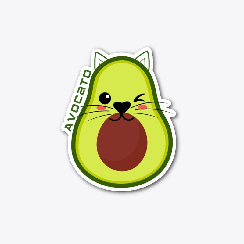 Avocato,Cut in cat of avocado