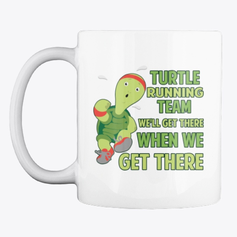 Turtle Running Team Funny Gift