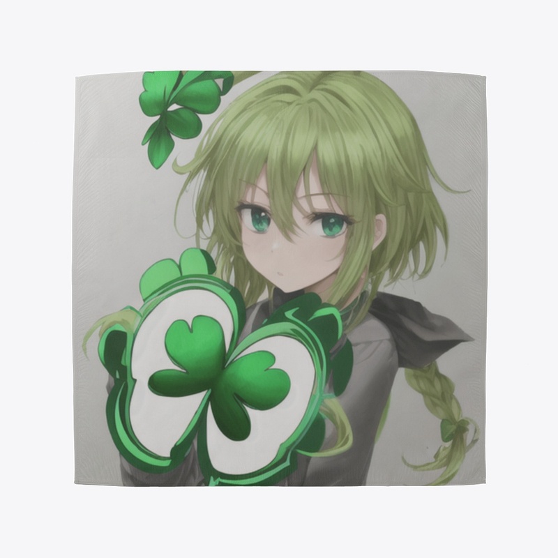 a12 Lucky Lass Cute Print of Leprechaun