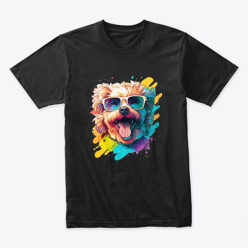 Happy Dog wearing Sunglass 3