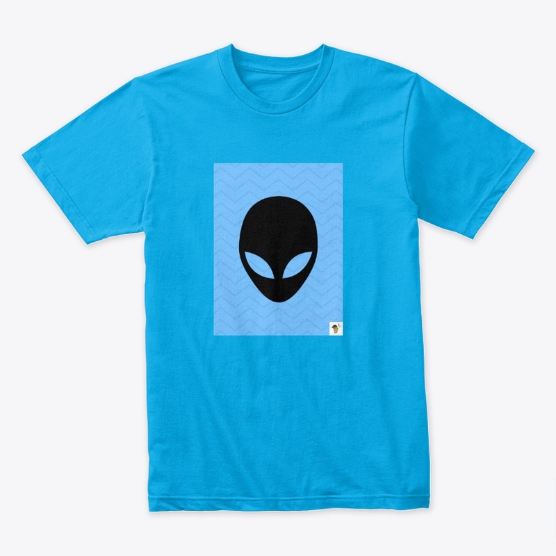 Blue Striped Alien