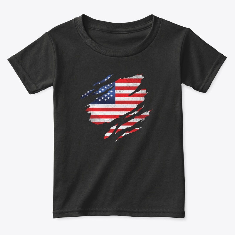 America Ripped flag