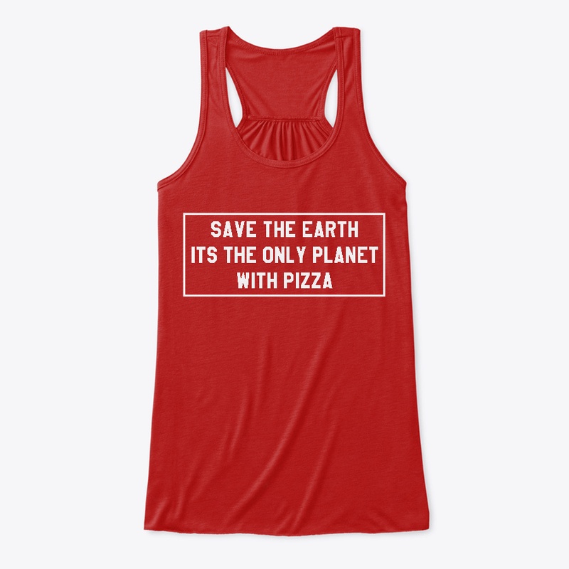 planet with pizza