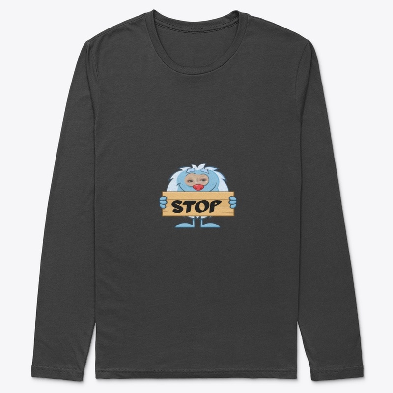 STOP - blue boy