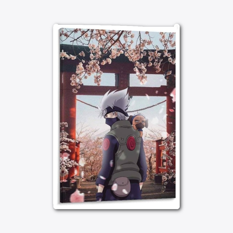 Kakashi necklace and sticker