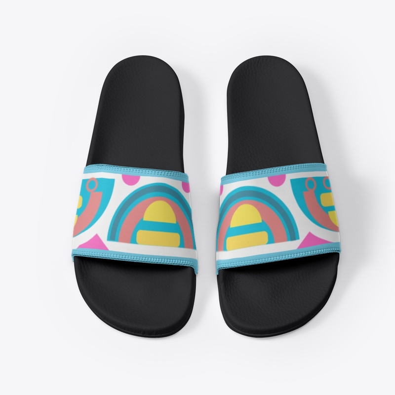 "Sleek Comfort Black Slides – Effortless