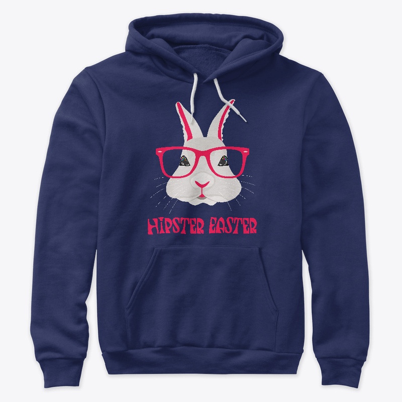 Hipster Easter Cute Bunny Rabbit Design