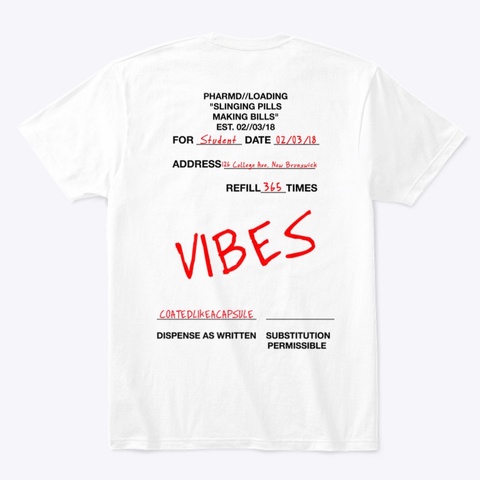 A Coated Original White áo T-Shirt Back
