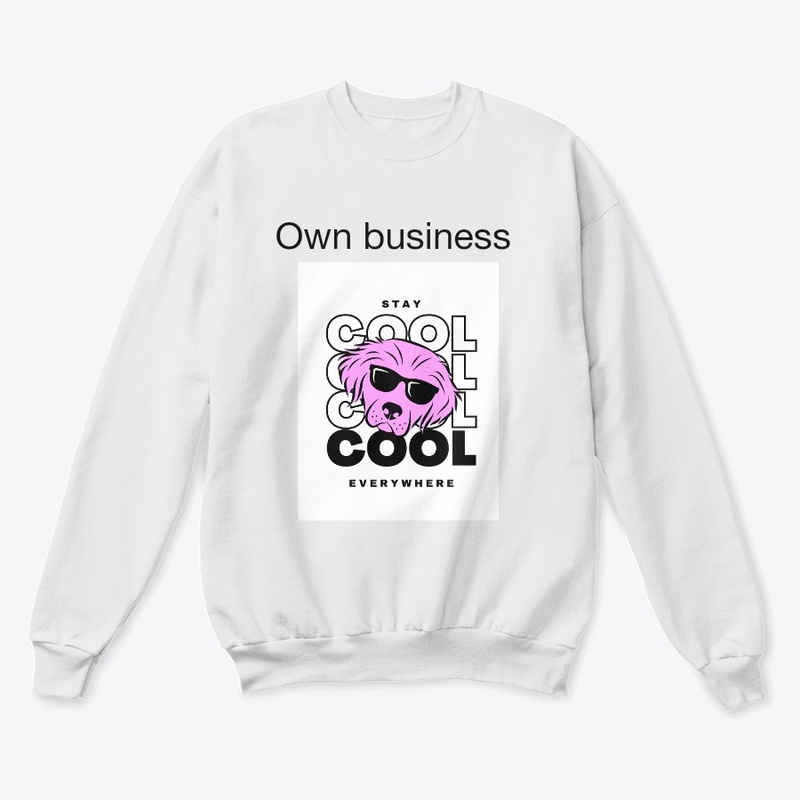 Own Business Red T-Shirt with Unique Gr.