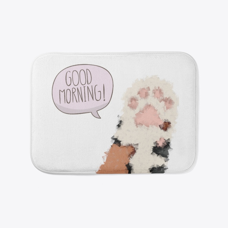Cat Paw Good Morning