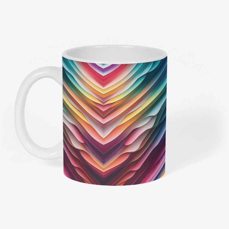 Vibrant Color Rainbow Shape