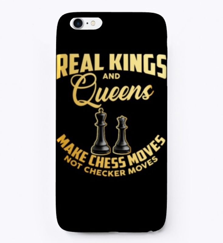 REAL KINGS AND QUEENS MAKE CHESS MOVES