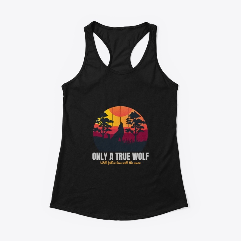True Wolf Love The Moon