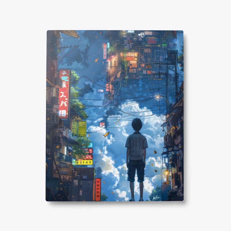 Metal Print Urban Dreamscape