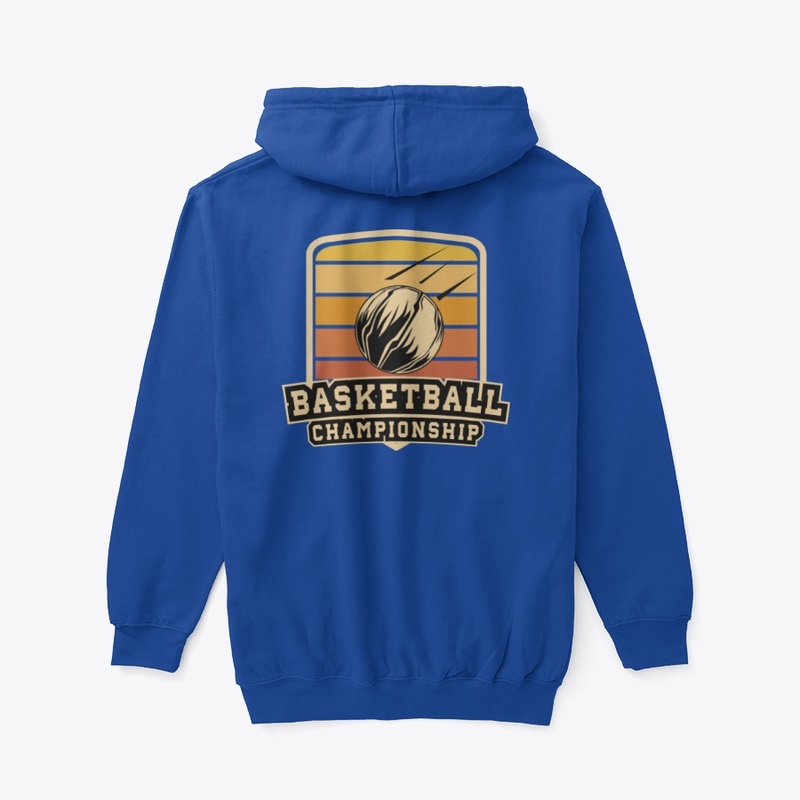 Vintage Retro Basketball Silhouette